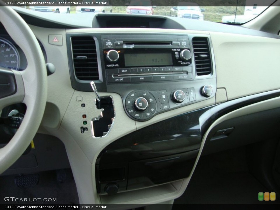 Bisque Interior Controls for the 2012 Toyota Sienna  #74413331