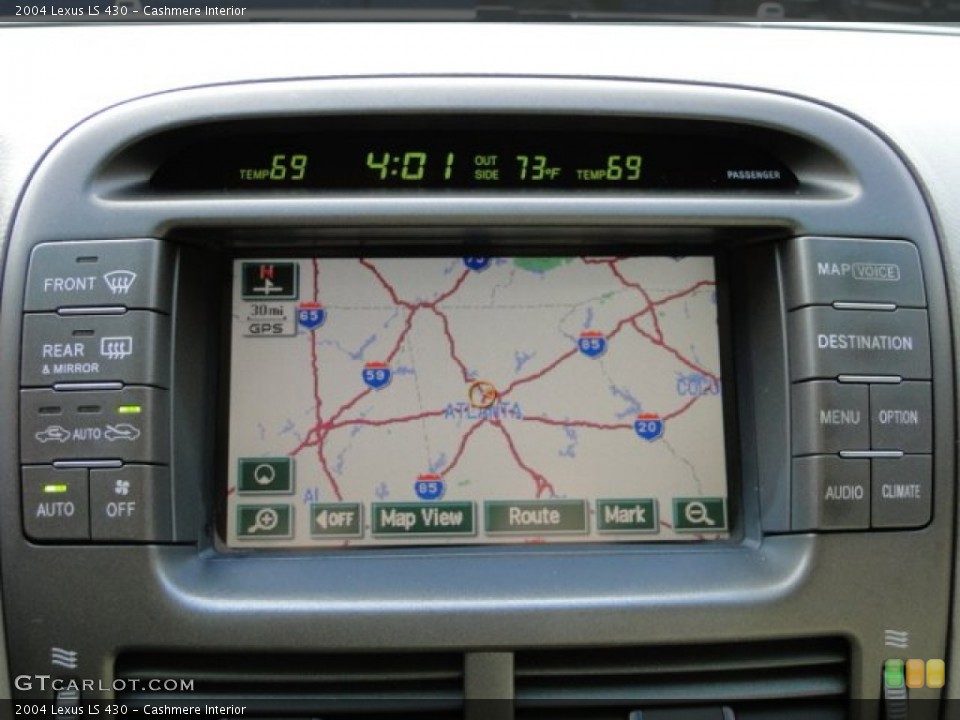 Cashmere Interior Navigation for the 2004 Lexus LS 430 #74413653