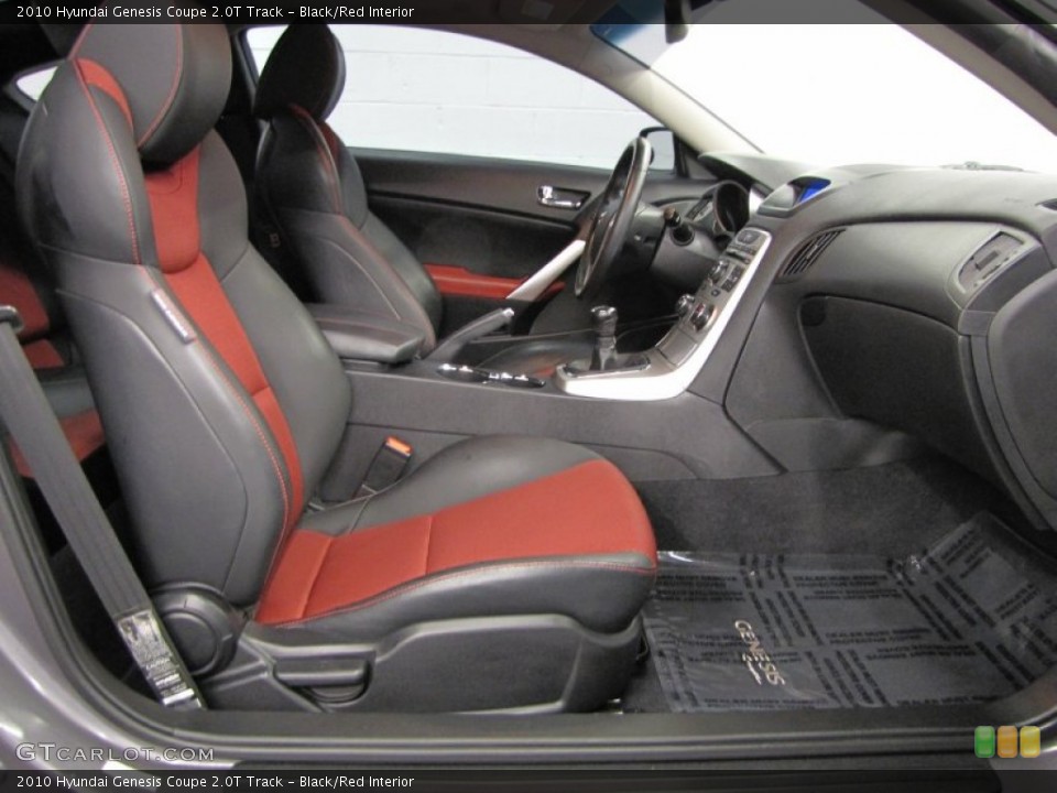 Black/Red Interior Photo for the 2010 Hyundai Genesis Coupe 2.0T Track #74414385