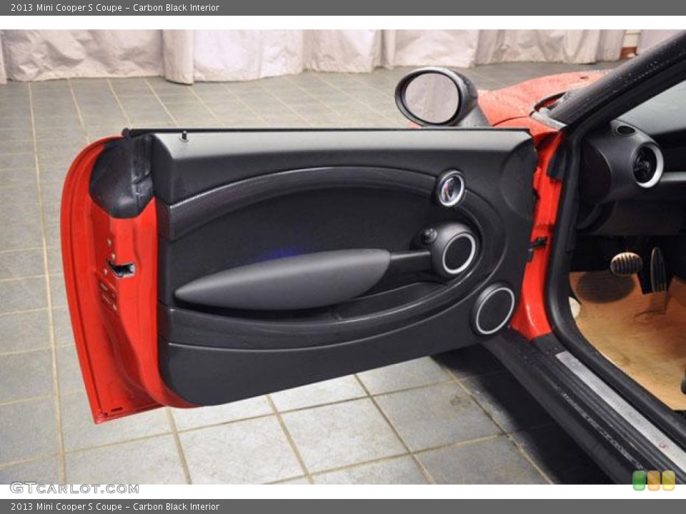 Carbon Black Interior Door Panel for the 2013 Mini Cooper S Coupe #74414922