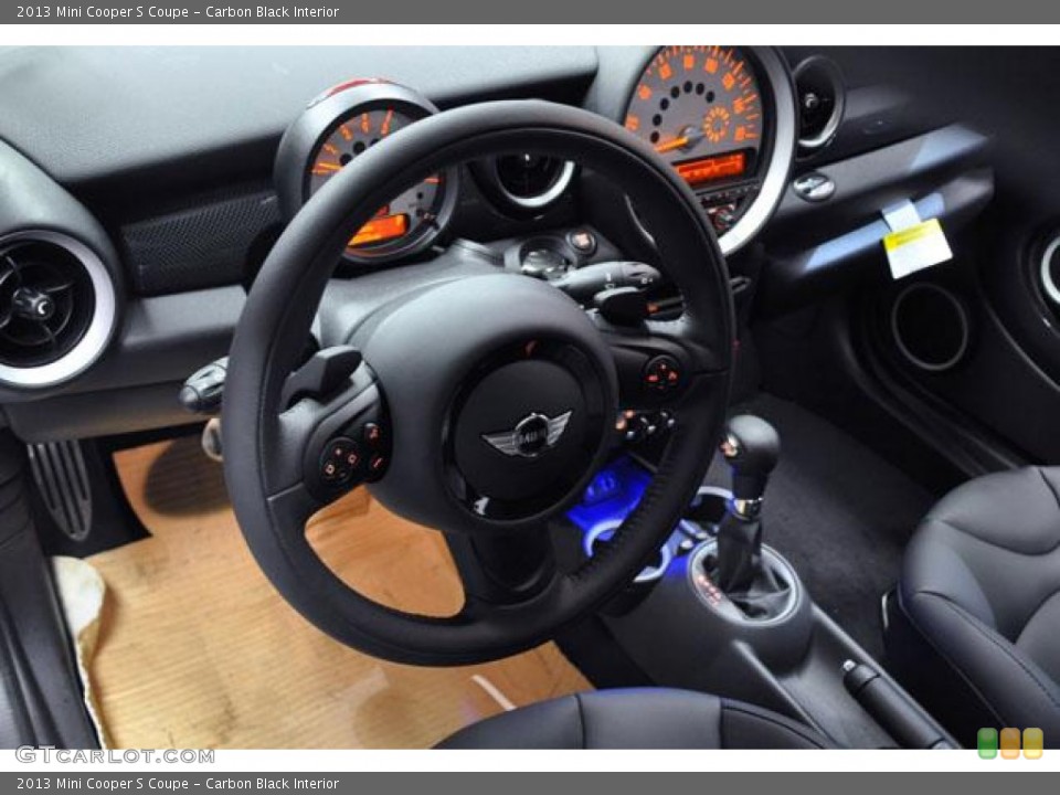 Carbon Black Interior Steering Wheel for the 2013 Mini Cooper S Coupe #74415010
