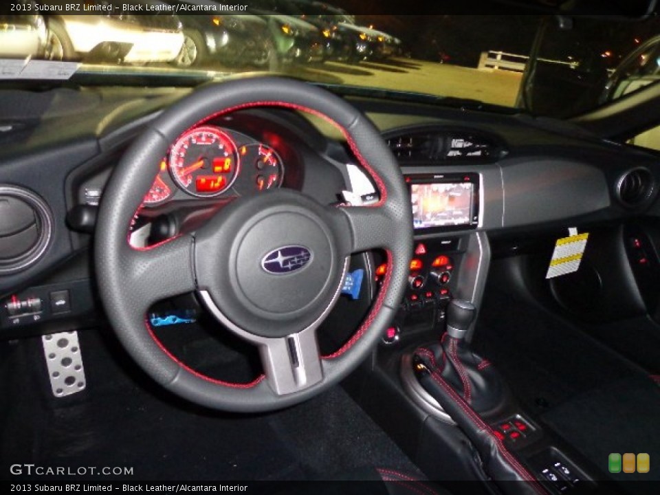 Black Leather/Alcantara Interior Dashboard for the 2013 Subaru BRZ Limited #74415544