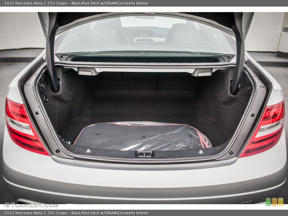 Black/Red Stitch w/DINAMICA Inserts Interior Trunk for the 2013 Mercedes-Benz C 250 Coupe #74415712