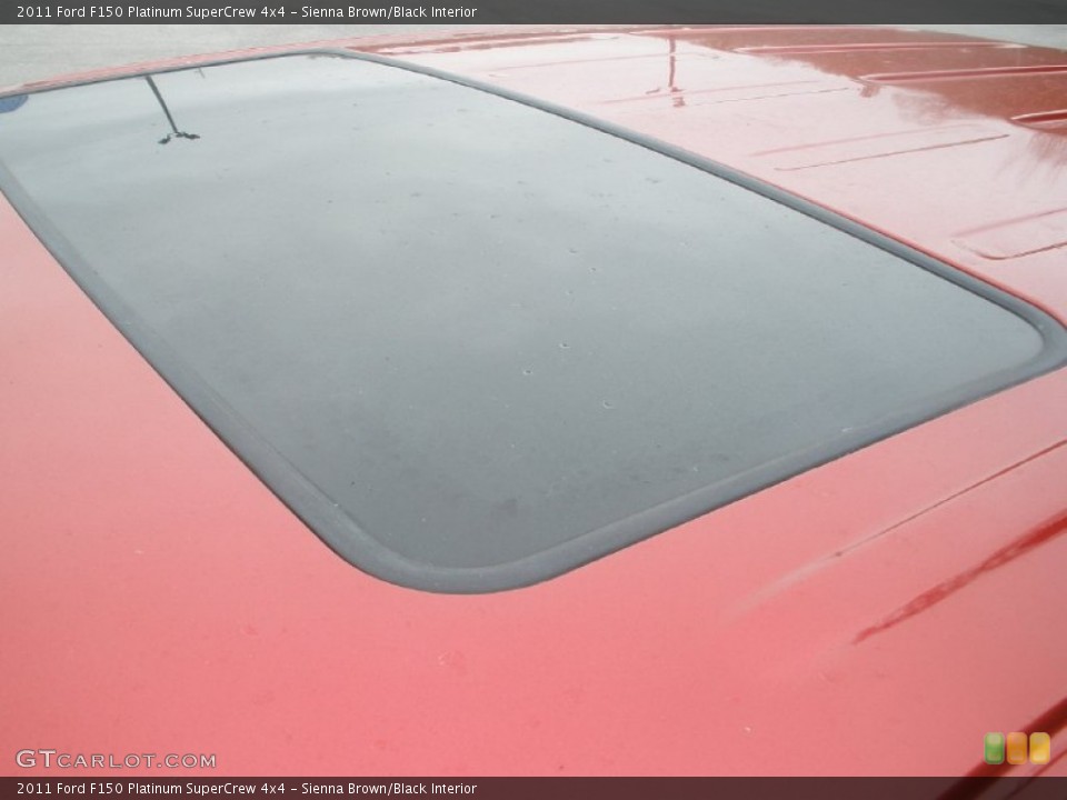 Sienna Brown/Black Interior Sunroof for the 2011 Ford F150 Platinum SuperCrew 4x4 #74416030