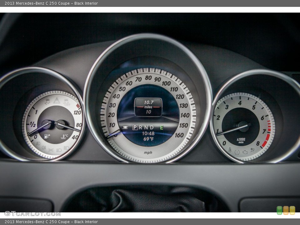 Black Interior Gauges for the 2013 Mercedes-Benz C 250 Coupe #74416081