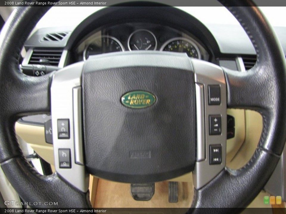 Almond Interior Steering Wheel for the 2008 Land Rover Range Rover Sport HSE #74417012
