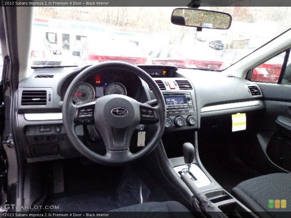 Black Interior Dashboard for the 2013 Subaru Impreza 2.0i Premium 4 Door #74417071