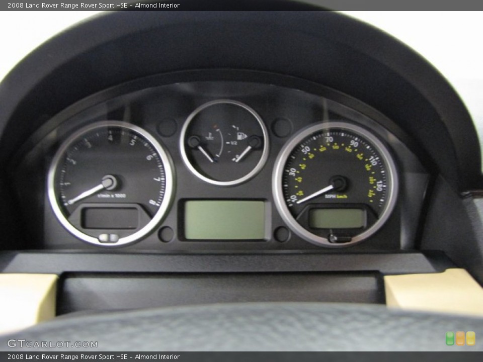 Almond Interior Gauges for the 2008 Land Rover Range Rover Sport HSE #74417138