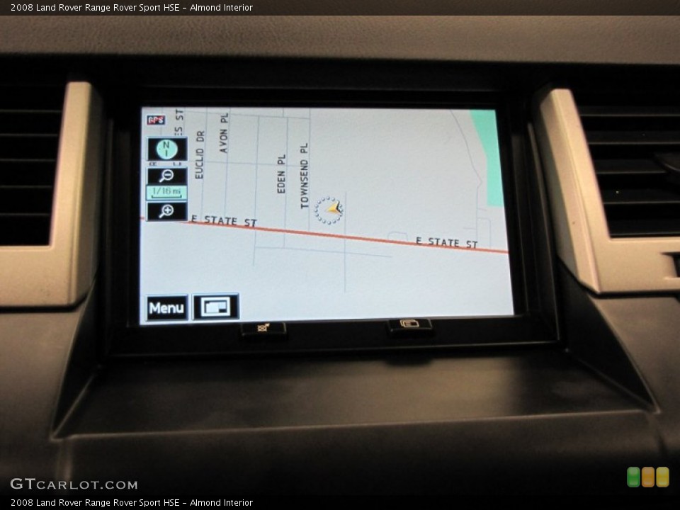 Almond Interior Navigation for the 2008 Land Rover Range Rover Sport HSE #74417197