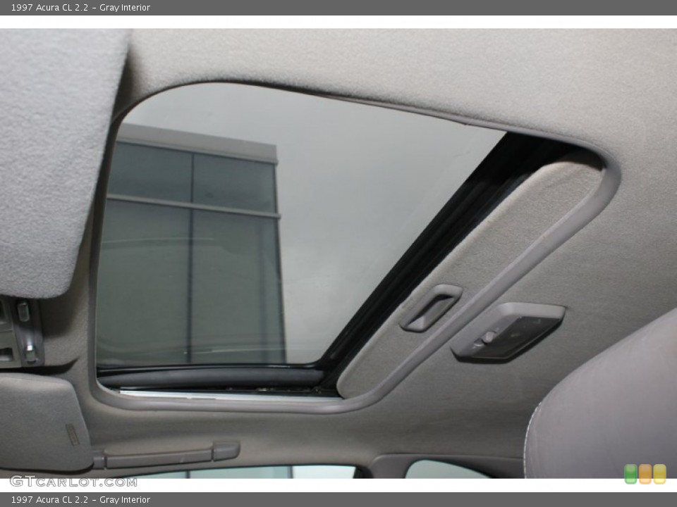 Gray Interior Sunroof for the 1997 Acura CL 2.2 #74417437