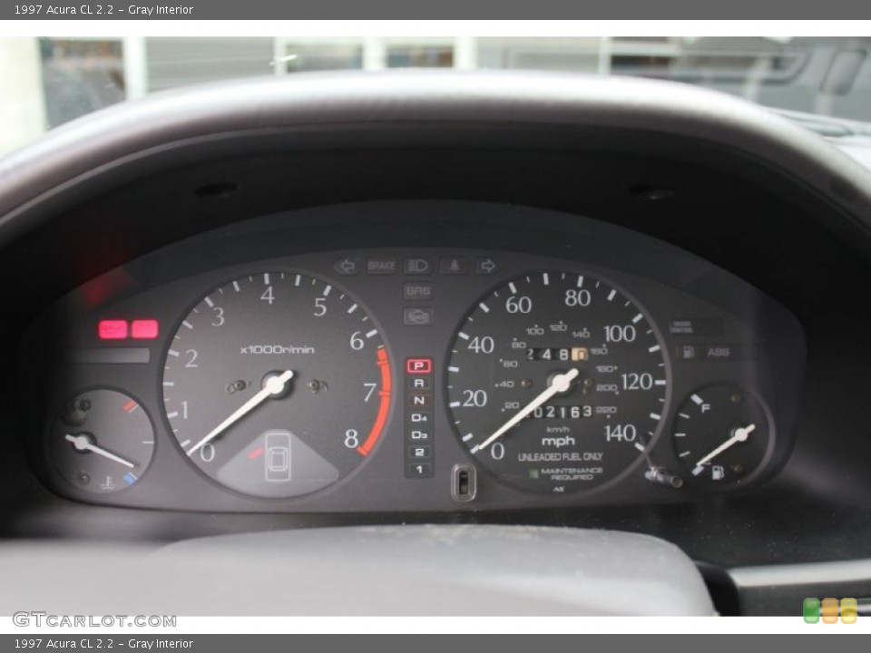 Gray Interior Gauges for the 1997 Acura CL 2.2 #74417640