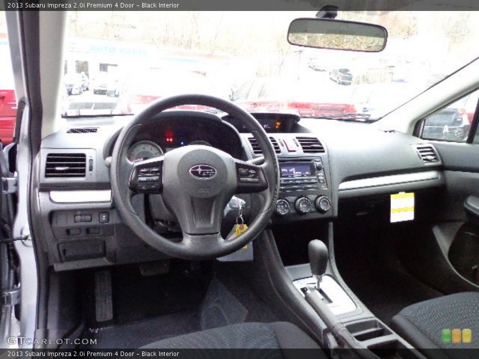 Black Interior Prime Interior for the 2013 Subaru Impreza 2.0i Premium 4 Door #74417890