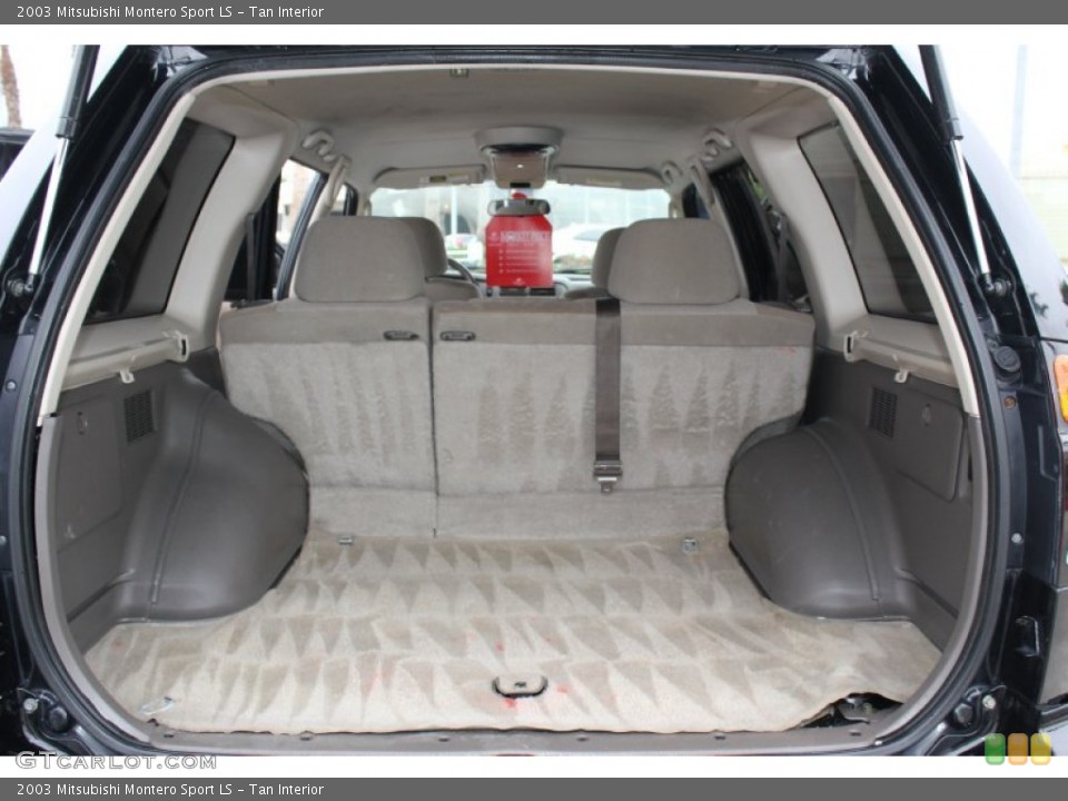 Tan Interior Trunk for the 2003 Mitsubishi Montero Sport LS #74418016