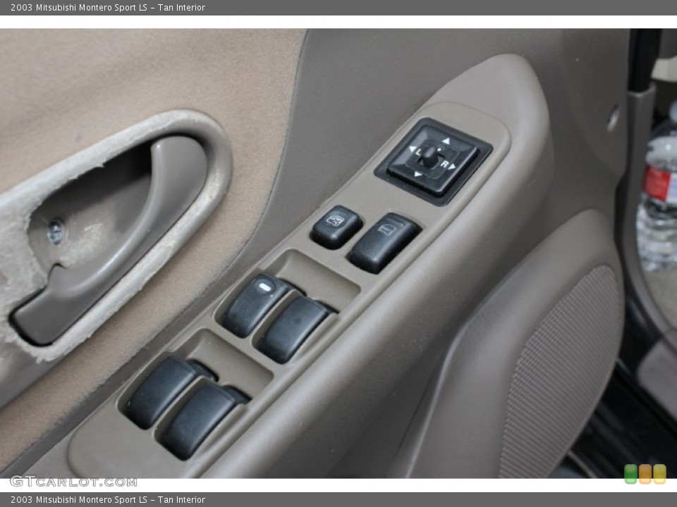 Tan Interior Controls for the 2003 Mitsubishi Montero Sport LS #74418031