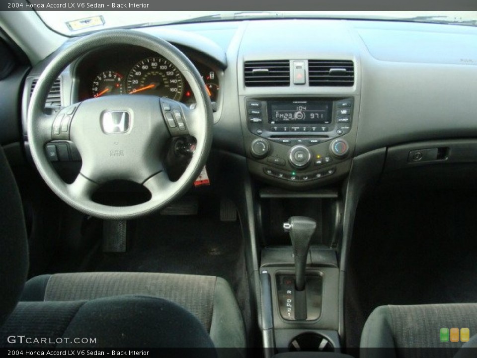 Black Interior Dashboard for the 2004 Honda Accord LX V6 Sedan #74418082
