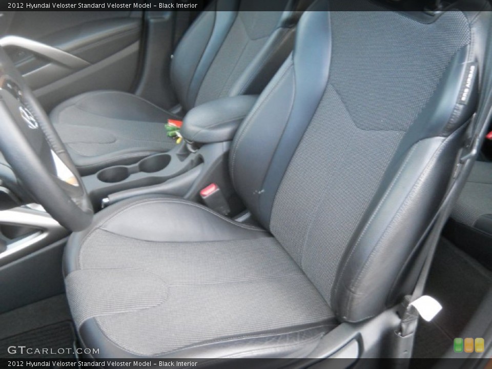 Black Interior Front Seat for the 2012 Hyundai Veloster  #74418697
