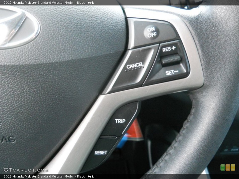 Black Interior Controls for the 2012 Hyundai Veloster  #74418880