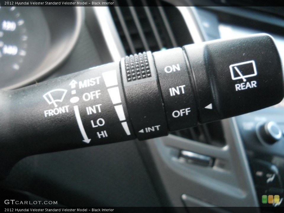 Black Interior Controls for the 2012 Hyundai Veloster  #74418895