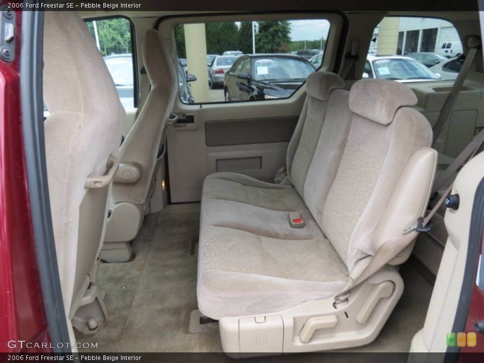 Pebble Beige Interior Rear Seat for the 2006 Ford Freestar SE #74418976