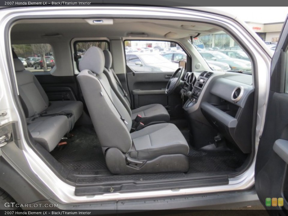 Black/Titanium Interior Photo for the 2007 Honda Element LX #74419615