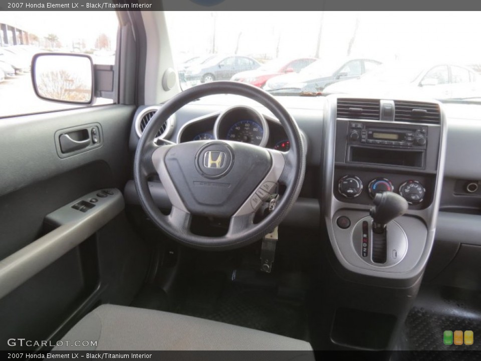 Black/Titanium Interior Dashboard for the 2007 Honda Element LX #74419621