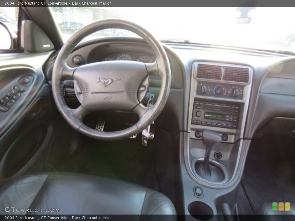 Dark Charcoal Interior Dashboard for the 2004 Ford Mustang GT Convertible #74419897