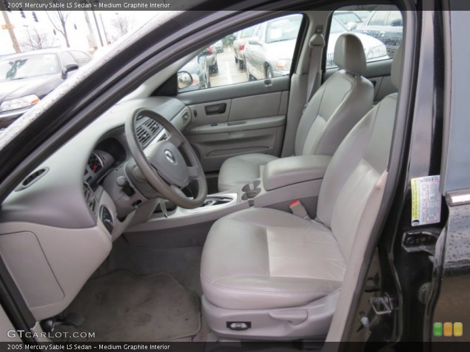 Medium Graphite Interior Front Seat for the 2005 Mercury Sable LS Sedan #74420078