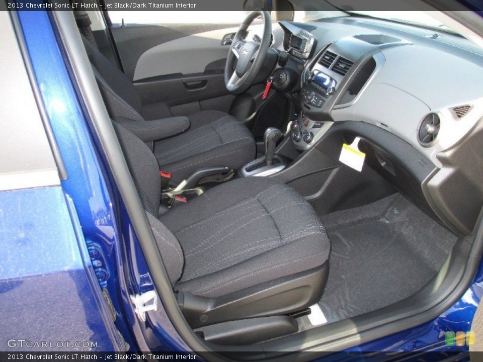 Jet Black/Dark Titanium Interior Photo for the 2013 Chevrolet Sonic LT Hatch #74422408