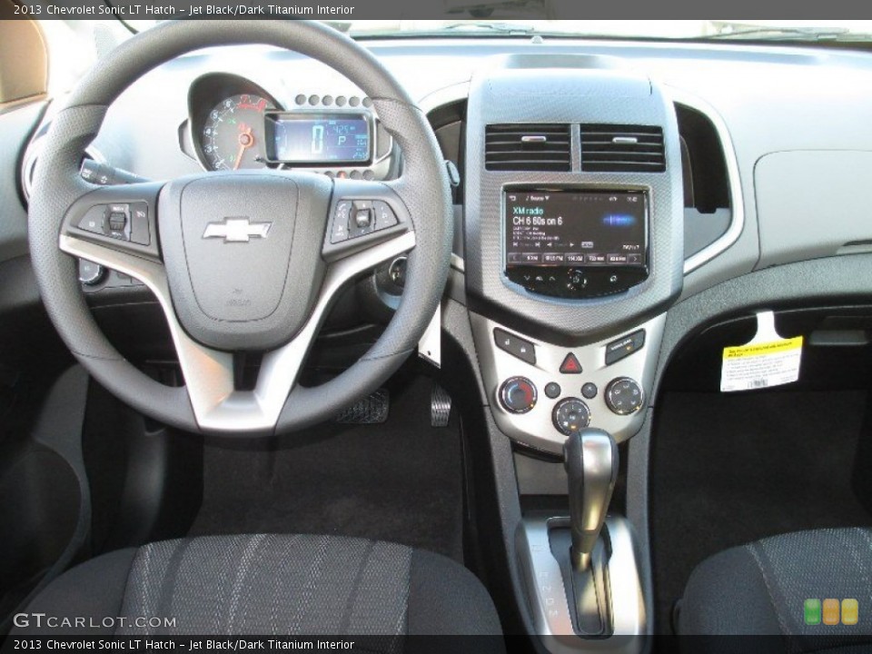 Jet Black/Dark Titanium Interior Dashboard for the 2013 Chevrolet Sonic LT Hatch #74422423