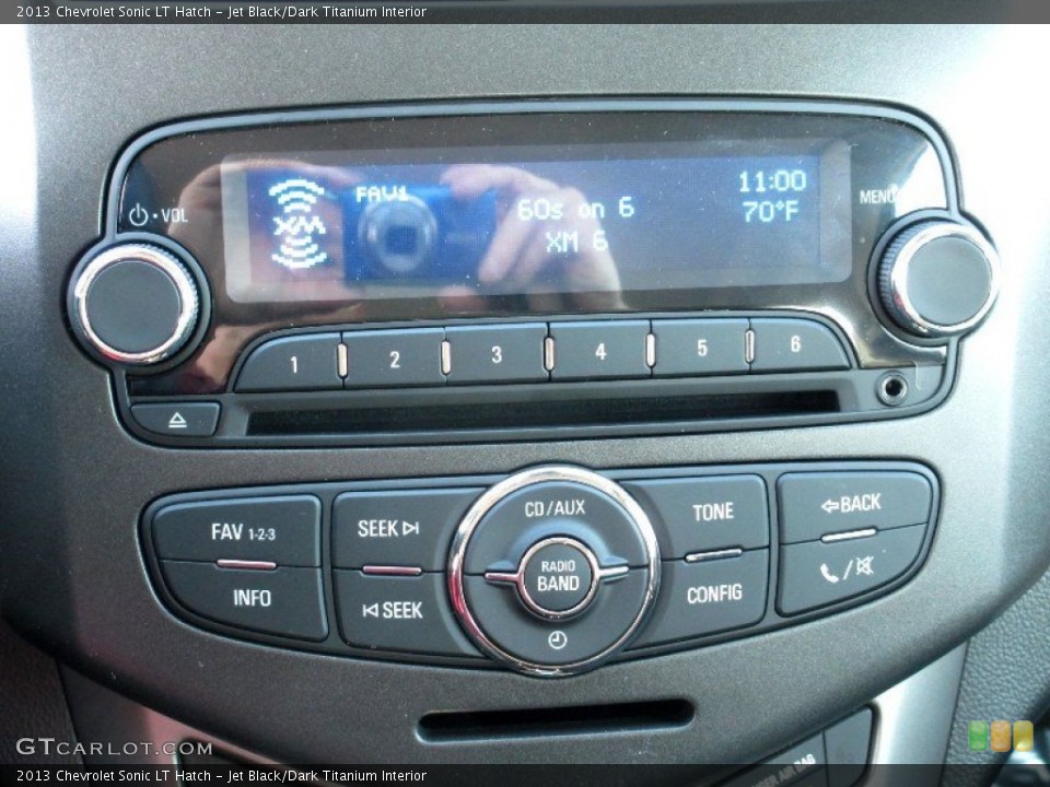 Jet Black/Dark Titanium Interior Audio System for the 2013 Chevrolet Sonic LT Hatch #74422441
