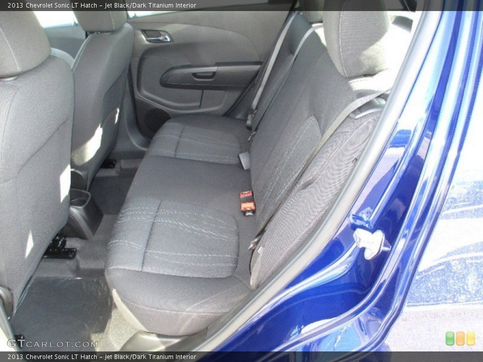 Jet Black/Dark Titanium Interior Rear Seat for the 2013 Chevrolet Sonic LT Hatch #74422591