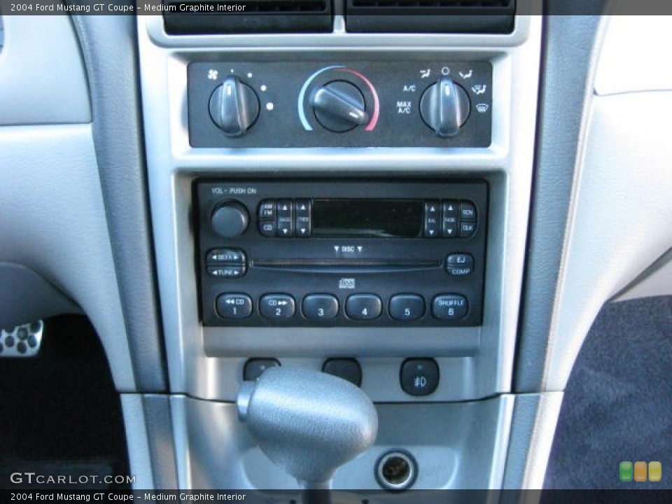 Medium Graphite Interior Controls for the 2004 Ford Mustang GT Coupe #74422609