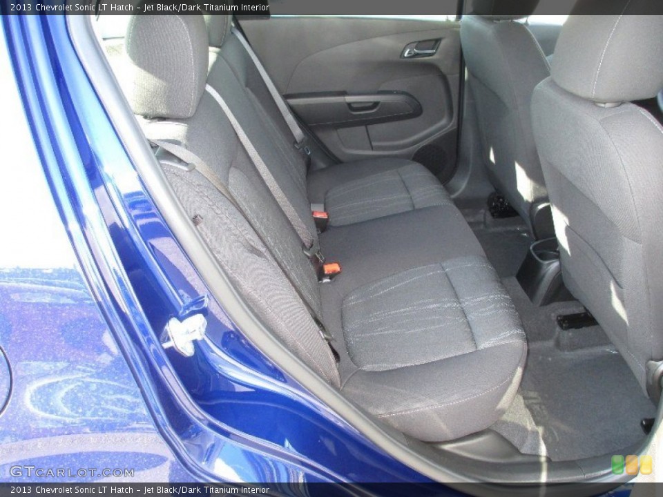 Jet Black/Dark Titanium Interior Rear Seat for the 2013 Chevrolet Sonic LT Hatch #74422624