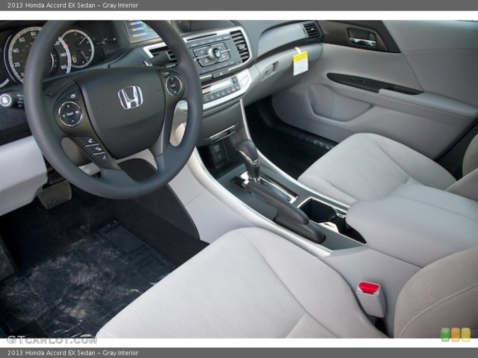 Gray Interior Prime Interior for the 2013 Honda Accord EX Sedan #74424406