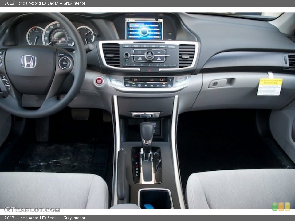 Gray Interior Dashboard for the 2013 Honda Accord EX Sedan #74424445
