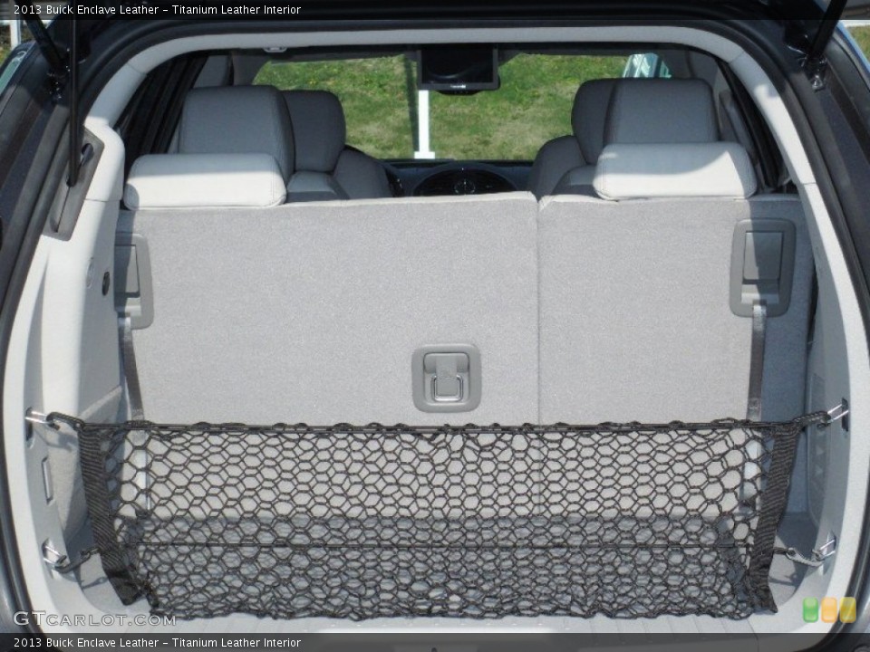 Titanium Leather Interior Trunk for the 2013 Buick Enclave Leather #74424595