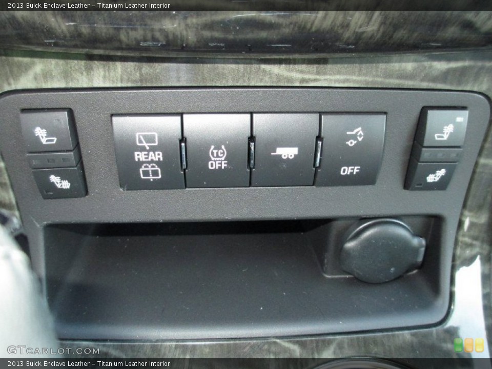 Titanium Leather Interior Controls for the 2013 Buick Enclave Leather #74424685