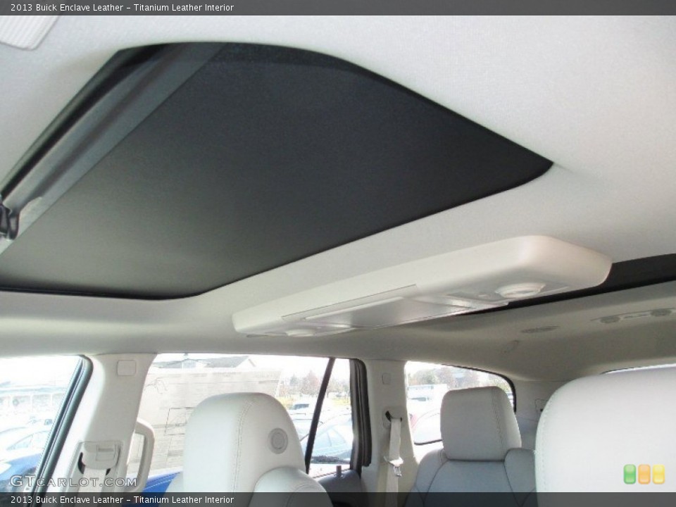 Titanium Leather Interior Sunroof for the 2013 Buick Enclave Leather #74424742