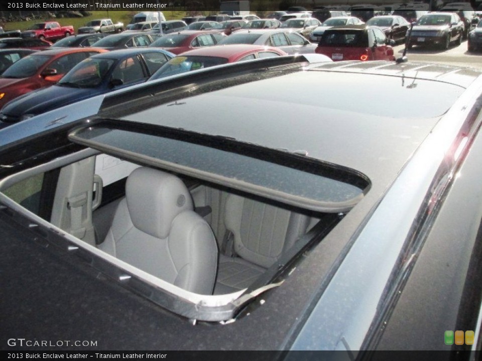Titanium Leather Interior Sunroof for the 2013 Buick Enclave Leather #74424757