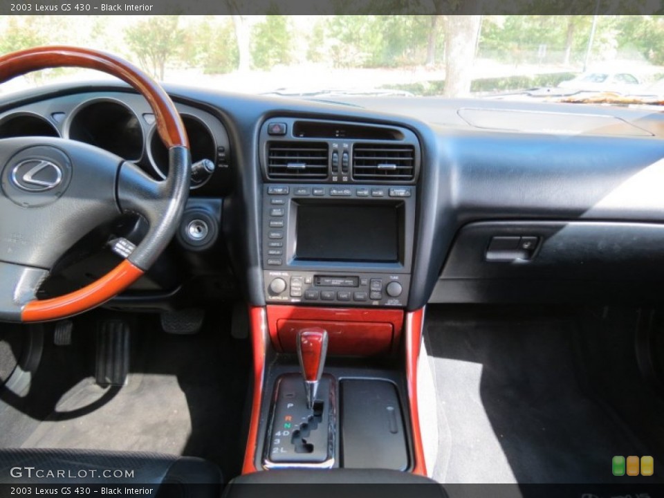 Black Interior Dashboard for the 2003 Lexus GS 430 #74425168