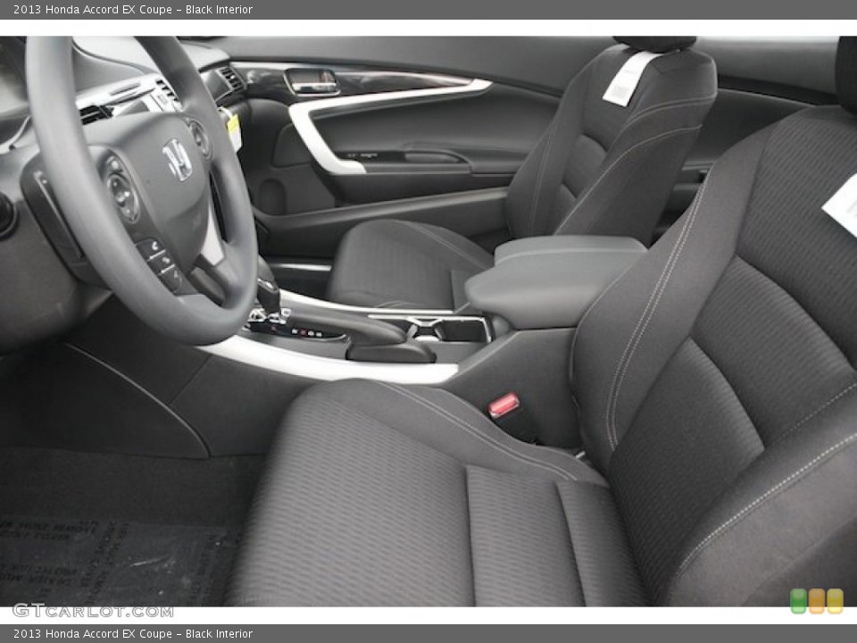 Black Interior Front Seat for the 2013 Honda Accord EX Coupe #74426059