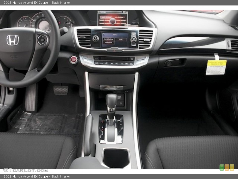 Black Interior Dashboard for the 2013 Honda Accord EX Coupe #74426086