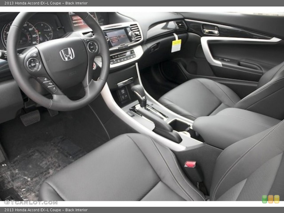 Black Interior Prime Interior for the 2013 Honda Accord EX-L Coupe #74426260