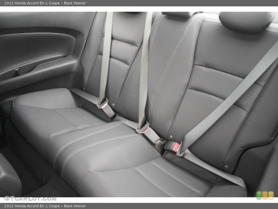 Black Interior Rear Seat for the 2013 Honda Accord EX-L Coupe #74426266