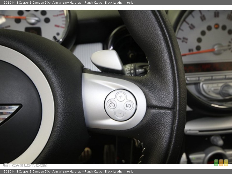 Punch Carbon Black Leather Interior Controls for the 2010 Mini Cooper S Camden 50th Anniversary Hardtop #74426982