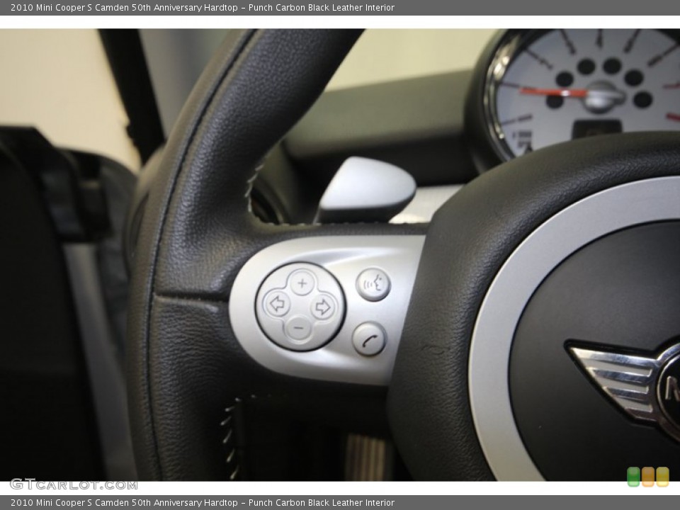 Punch Carbon Black Leather Interior Controls for the 2010 Mini Cooper S Camden 50th Anniversary Hardtop #74426998