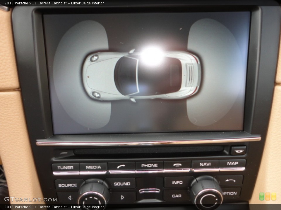 Luxor Beige Interior Controls for the 2013 Porsche 911 Carrera Cabriolet #74427133