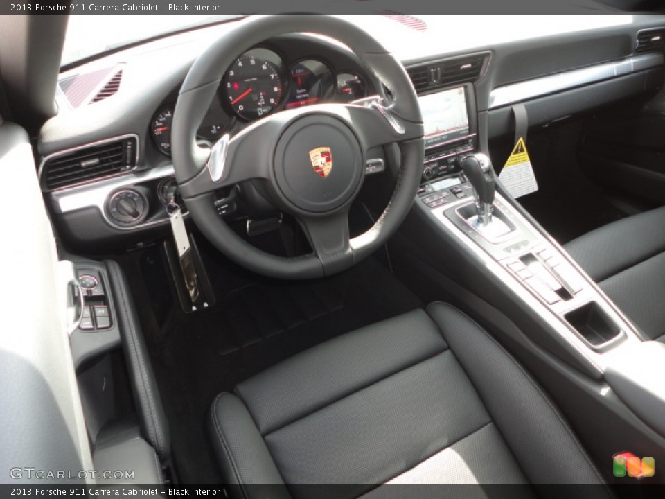 Black Interior Dashboard for the 2013 Porsche 911 Carrera Cabriolet #74427247