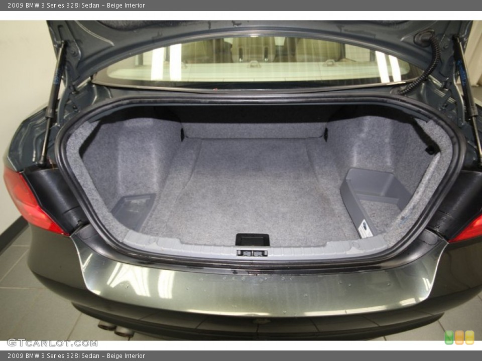 Beige Interior Trunk for the 2009 BMW 3 Series 328i Sedan #74430235