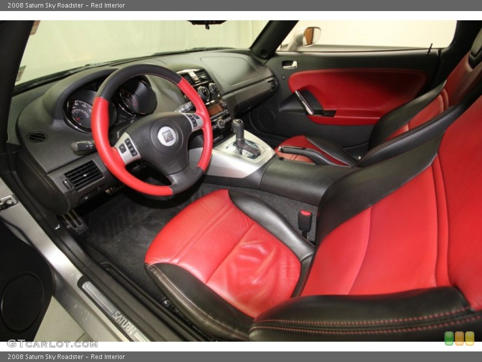 Red Interior Prime Interior for the 2008 Saturn Sky Roadster #74430742